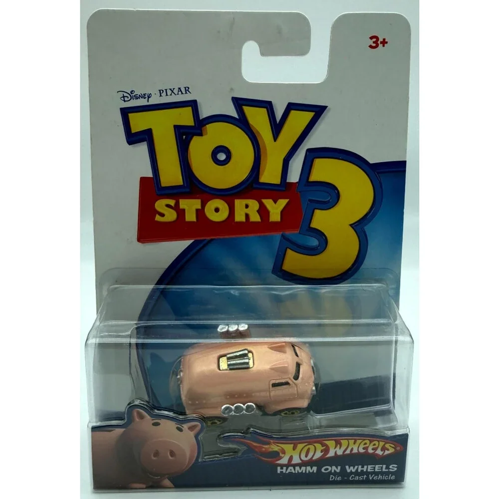 Hot Wheels Toy Story 3 Hamm on Wheels Pink Diecast Sealed NIP